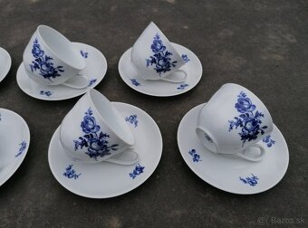 Predám porcelánová sada Modrá ruža - 5