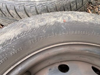 119. sada letní pneu 175/70 r14 vč. disků 4x108mm - 5