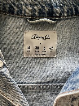 Rifľova/ Denim Bunda / veľkosť 38 - 5