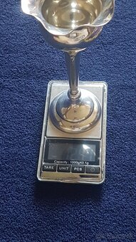 Investičné striebro – svietnik/vázička- rok 1908- 124g - 5