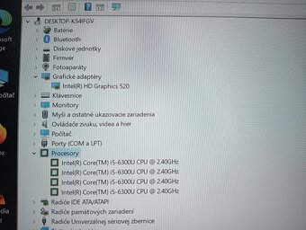 predám Lenovo Thinkpad T460 , Intel i5 , 8gb ram , Win 10 - 5