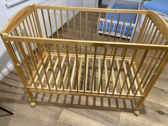 Detská postieľka na kolieskach - 5