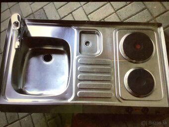 Kuchynský drez + dvojplatnička - 5