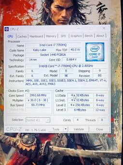 Herný notebook DELL Inspiron 15- i7 7700 HQ - 5