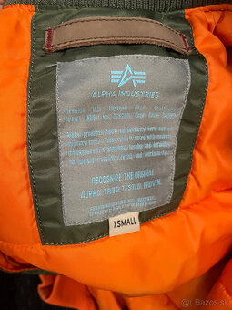 ALPHA INDUSTRIES ZELENÁ DÁMSKA VEĽKOSŤ -XS- - 5
