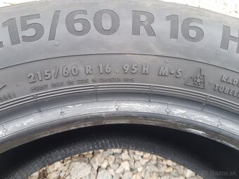 215/60 r16 zimné pneumatiky 2ks Continental DOT2021 - 5