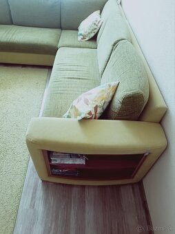 Predám rohový sedacia súprava, rohový gauč. - 5