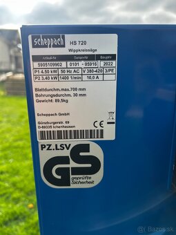Cirkulárka SCHEPPACH HS 720 (400V) - 5