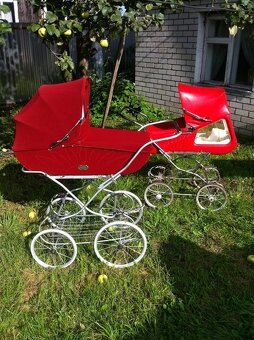 Retro kočík, starý nostalgický Zekiwa. - 5