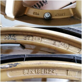 5x100 DOTZ ZLATÉ Audi VW Škoda Seat Subaru 225/40 R18 - 5