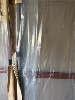 Dverná kovová sieťka 680 x 2025 mm pravé pánty, farba orech - 5
