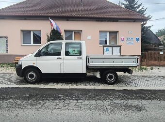 Vw T5 valník 2.5 TDI 96kw 4x4 6 miestny - 5