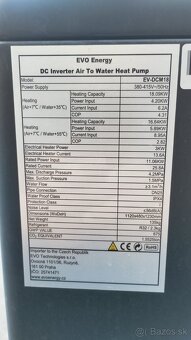 Nové Tepelné čerpadlo EVO Energy 18 kW - 5