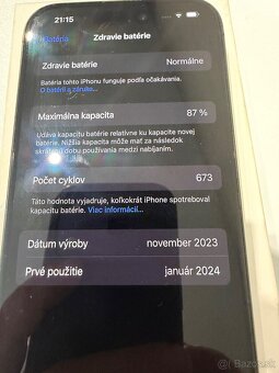 Iphone 15pro Black Titanium 256gb - 5
