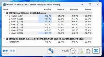Herný PC,Ryzen 5 3600,GTX 1070 8GB,16GB RAM,M.2 - 5