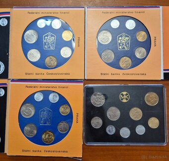 Mince , sady minci 1987,88,89,92,93,93,97,2000 - 5