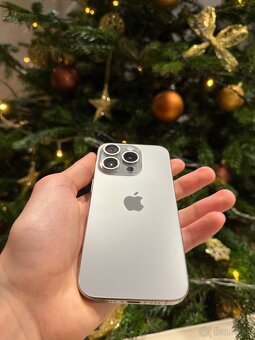 iPhone 15 PRO 256GB NATURAL TITANIUM 87% BATÉRIA TOP STAV - 5