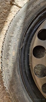 Dojazdové koleso Opel 5×110 R16 – stará pneumatika DOT 1006 - 5
