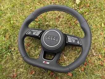 AUDI VOLANT ZKOSENY SPORTOVY + PADLA + AIRBAG - 5