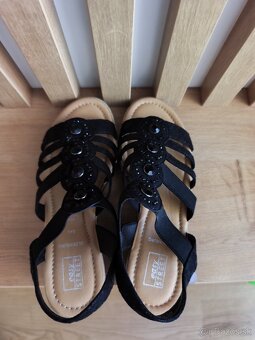 Dámske sandále, čierne - 5