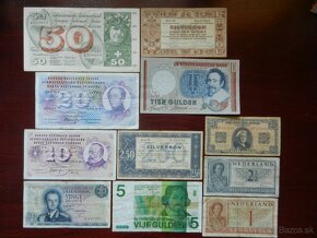 Bankovky Francuzko,Švajčiarsko a iné - 5