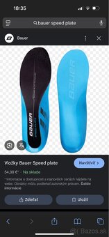 Hokejove vlozky Bauer Speed Plate - 5