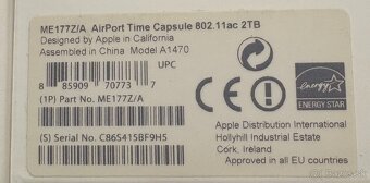 Apple Airport Time Capsule 2TB (wifi router s 2TB HDD) - 5