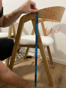 Predám jedálenské stoličky – moderný drevený dizajn - 5