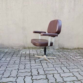 Retro Barber otocne kreslo kadernicke 1960 Vintage - 5