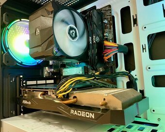 Herný PC -R5 3600,RX 6600 8GB,16GB RAM,128GB SSD,2TB HDD - 5