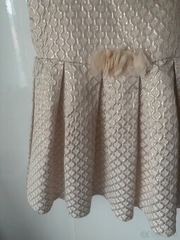 Zlaté spoločenské šaty pre malé princezné v.92 CoolClub - 5