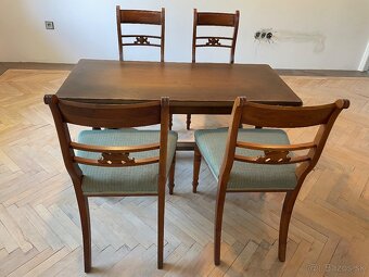 Starožitný jedálenský set v TOP stave - 5