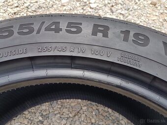 255/45 r19 letné pneumatiky 2ks Continental - 5