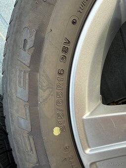 Predám elektróny na Subaru Forester  5x100 6,5Jx16 ET48 - 5