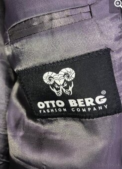 Pánsky čierny oblek v. 58 Otto Berg - 5