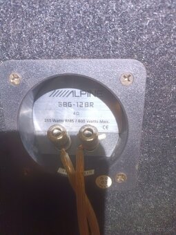 Predám zosilovač a Subwoofer ALPINE - 5