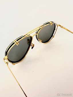 Linda Farrow Newman aviator slnečné okuliare - 5