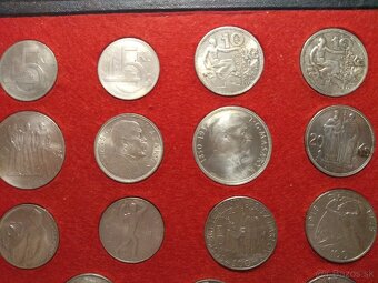 Sada Československých Strieborných mincí 1928-1992 - 5