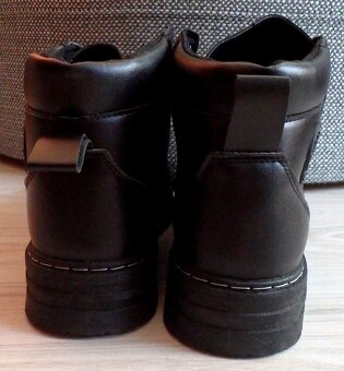 Členkové čierne topánky - 5