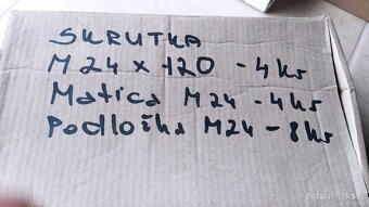skrutky, podložky, matice na halu - 5