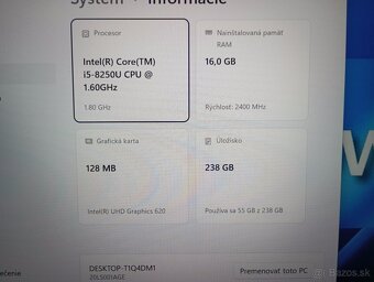 Lenovo Thinkpad L480 ,Intel(R) Core™i5 , 16gb ram , ssd - 5