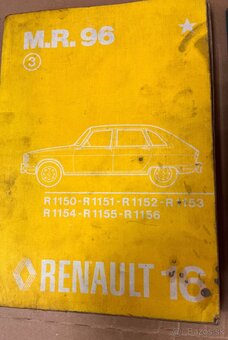 Dielenska príručka Renault R16 a R15/17 - 5