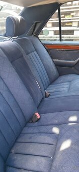 Mercedes w124 modrý interier - 5