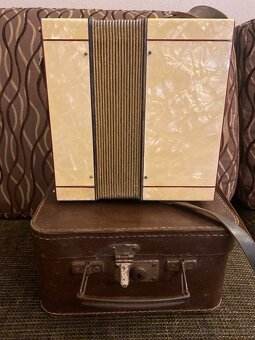 Heligonka Hohner Preciosa B/Es r.v.1935 + kufor - 5