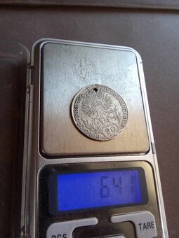 Strieborny 20 Krejcar 1777 - IC.FA - Maria Terezia - - 5