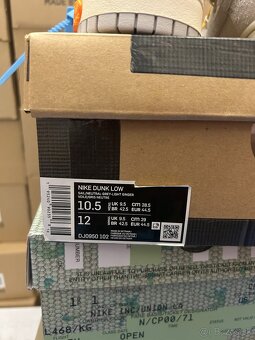 Nike Dunk Low Off White Lot 34, 44.5 - 5