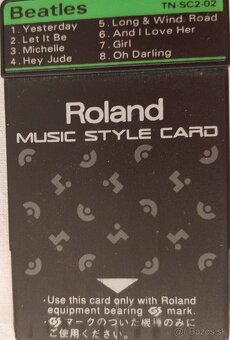 Roland E-70, a 4 karty TNSC - 5