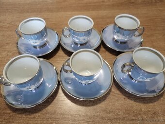 Kávová porcelánová suprava. - 5