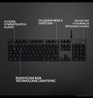 Logitech G512 Carbon Lightsync, GX Brown, US - 5