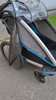 Thule Chariot Sport Blue – TOP STAV, málo používaný - 5
